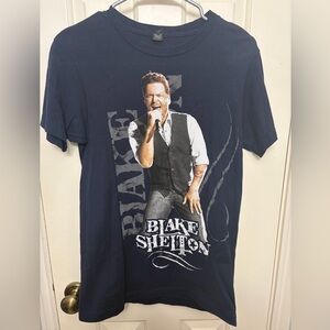 Blake Shelton Navy 2014 Concert T-Shirt